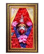 Tara Ma Digital Golden Balck Color Photo Frame | Hindu Religious Wall Decor | 10x16 Inches - Inspirational Wall Art For Office, Home Decor - Ideal Spiritual Gift (F16891)