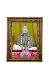HiTech Sales Sri Ramakrishna Paramahamsadeb Painting for Living Room, Home Decor, Bedroom, Office with PVC Frame & Front Face - Glass (9 x 7 in)