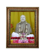 HiTech Sales Sri Ramakrishna Paramahamsadeb Painting for Living Room, Home Decor, Bedroom, Office with PVC Frame & Front Face - Glass (9 x 7 in)