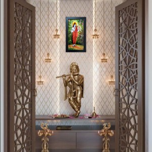 Sri Ramachandra in Exile (Banabas) Religious Art Frame – Beautiful Acrylic Wall Decor for Home & Temple (39.5 x 24.3 cm)