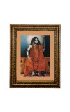 HiTech Sales Swami Pranabananda picture frame photo for puja wall art portrait image spiritual framed for Office, Wall/Table, Study room & living room, gifts | PVC Frame & Front Face - Glass (8 x 10)