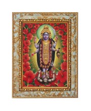 Jai Maa Kali Digital Print Photo 10.7x12.7 inches (I6118) - Vibrant Religious Wall Art for Home or Office Decor.