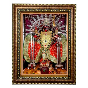 Hi Tech Sales Goddess Shri Maha Kali Maa Divine Photo Frame for wall/table, Study & living room, gifts (10 x 12)