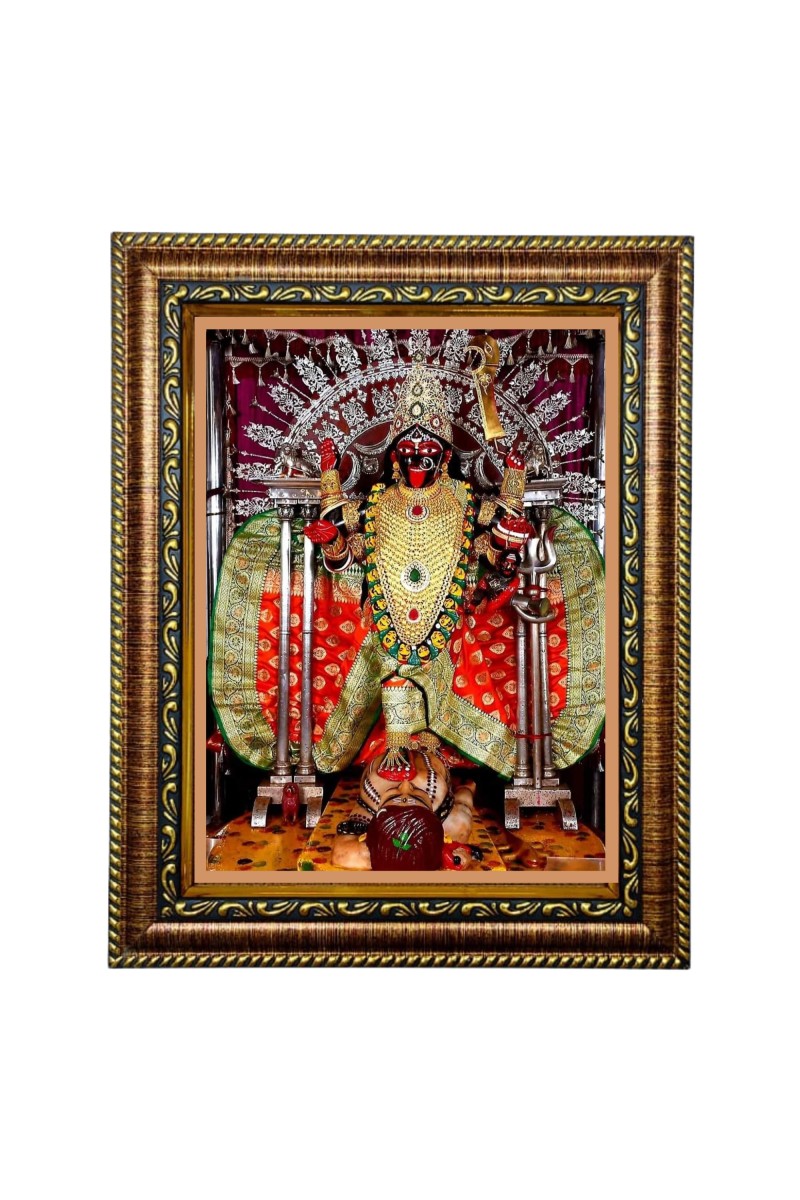 Hi Tech Sales Goddess Shri Maha Kali Maa Divine Photo Frame for wall/table, Study & living room, gifts (8 x 10)