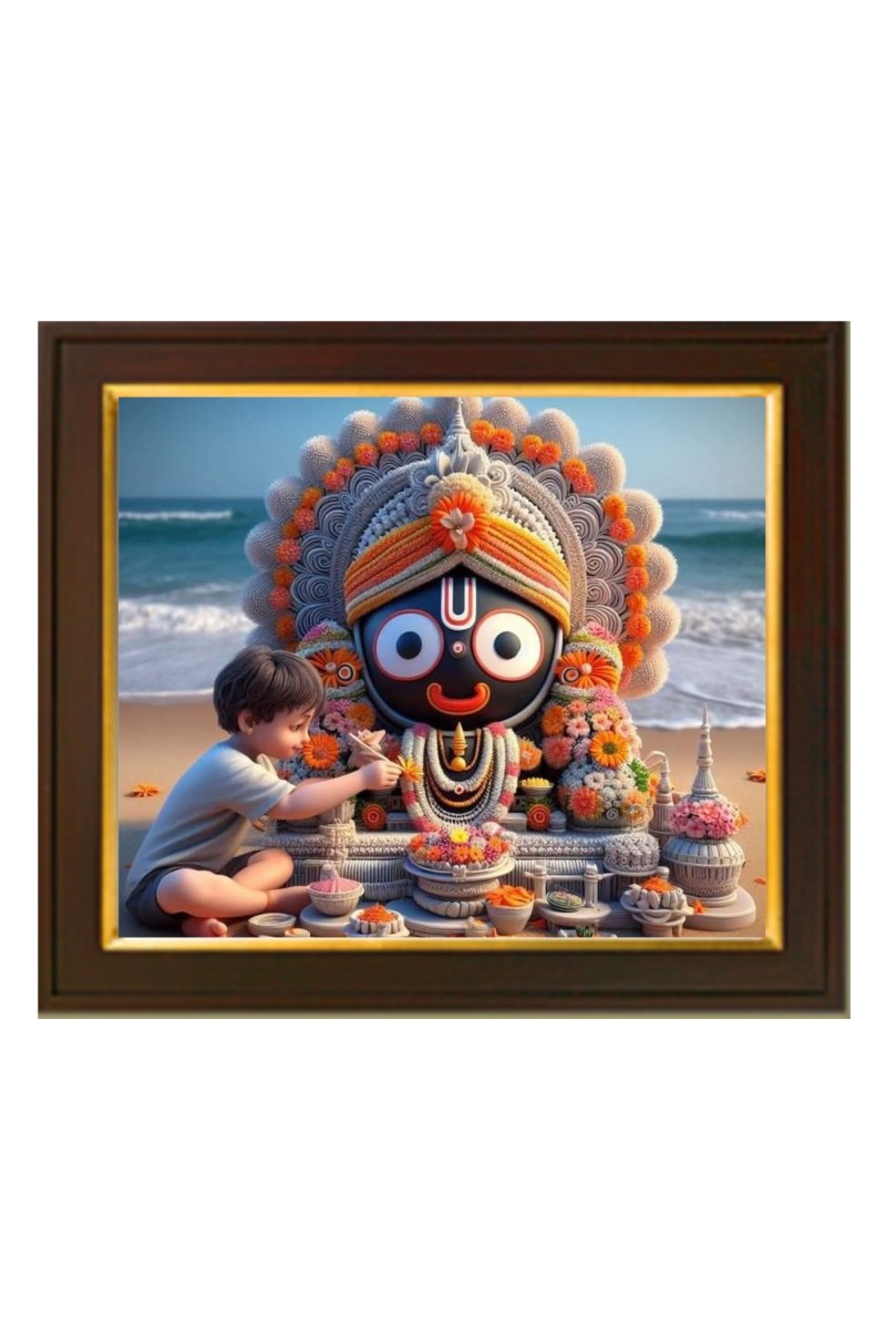 HItech Sales Maa Kali Goddess Kali MahaKali Religious Photo With Golden Frame & Acrylic Sheet Glass For Wall Hanging/Gift/Temple/Puja Room/Home Decor & Worship, size 10x12 inch