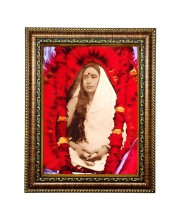 HiTech SalesMaa Sarada Devi photo frame for wall hanging/gift/temple/puja room/home decor with PVC Frame & Front Face - Glass (10 x 8 in)