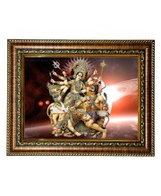 HiTech Sales Durga Maa Nav Roop photo frame Navratri Poojan Divine avatars deity for Office, Wall/Table, Study room & living room, gifts | PVC Frame & Front Face - Glass (10 x 8)