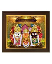 Hi Tech Sales photo frame of lord jagannath for wall set wall hanging photo frame for home & office decoration (10x12) inch