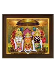 Hi Tech Sales photo frame of lord jagannath for wall set wall hanging photo frame for home & office decoration (10x12) inch