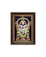 Sri Tirupati Balaji Digital Print Photo 10.7x12.7 inches - Vibrant Religious Wall Art for Home or Office Decor.
