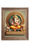 Lord Ganesh Big Photo Frame - 24x28 Inches for Home & Office Decoration