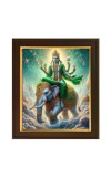 HItech Sales | Divine Vishnu Photo Frame - Spiritual Hindu God Wall Art - size: 10x12 inch.