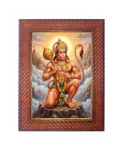 Lord Hanuman Photo Frame 13x17 Inch Religious Wall & Table Decor Frame for Home, Temple & Office | Decorative Hindu God & Goddess Frame (Pack of 1) (F18222)