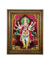Hi Tech Sales Durga Maa Photo Frame for wall/table, Study & living room, gifts (8 x 10)