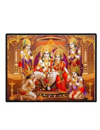 Lord RamSiya Laxman Laminated Photo - 5x7 Inches, Divine Blessings For Home & Office And Temple Decoration (F16109)
