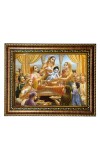 HiTech Sales Sri Krishna Janmashtami Pooja Photo Frame Deity for Office, Wall/Table, Study Room & Living Room, Gifts | PVC Frame & Front Face - Glass (9 x 7)
