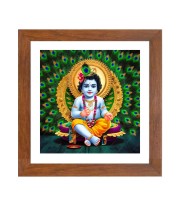 Lord Gopal Colored Photo Frame |Divine Wall Art| Ideal for Home or Office Decor or puja room