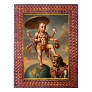Vamana Avatar Photo Frame 10x14 Inch Religious Wall & Table Decor Frame | Vamana Avatar Spiritual Photo Frame For Home, Temple & Office | Decorative Hindu God & Goddess Frame (Pack Of 1) (F18430) Vamana Avatar Photo Frame 10x14 Inch Religious Wall & Table Decor Frame | Vamana Avatar Spiritual Photo Frame For Home, Temple & Office | Decorative Hindu God & Goddess Frame (Pack Of 1) (F18430)