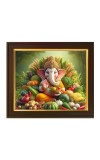 Hitech Sales | Lord Ganesha (Ganpati) Photo Frame - Wall hanging Frame Perfect for Home Decoration, Pooja Room and Gifting - Size: 10x12 inch.