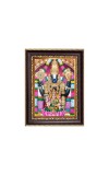 Lord Perumal with Lakshmi Mata Digital Print Photo 6.7x8.7 inches - Vibrant Religious Wall Art for Home, Office and Temple Decor.