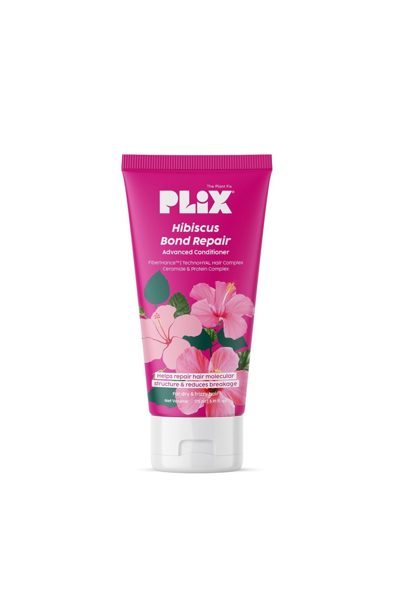 The Plant Fix Plix Hibiscus Bond Repair Advanced Conditioner | Repairs Hair Molecular Structure & Reduces Breakage With Fiberhance & Technohyal Hair Complex | 175Ml, All, 1 Count