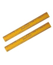 12 inch/30 cm Wooden Ruler Scale for School, Student, Home, Office, Stationery Ruler - set of 2 Measuring scales
