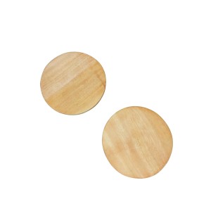 Natural Wooden Lids for Glass Tumblers & Carafes â€“ Airtight Drink Covers & Mini Tray Coasters â€“ Pack of 2 | Multipurpose Wooden Lid Coaster Combo for Home & Kitchen