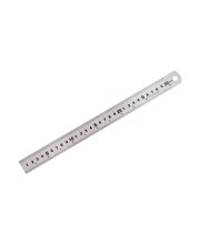 Stainless Steel Scale Ruler | Dual-Sided Inch & Centimeter Measuring Scale | Rust Resistant Metal Ruler for School, Office, Drawing, Drafting, Engineering & DIY Crafts