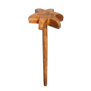 Wooden Dal Ghotni Traditional Hand Masher | Wooden Dal Mathani for Kitchen | Handmade Dal Whisker for Mixing Dal, Kadhi & Curry | Wooden Kitchen Tool