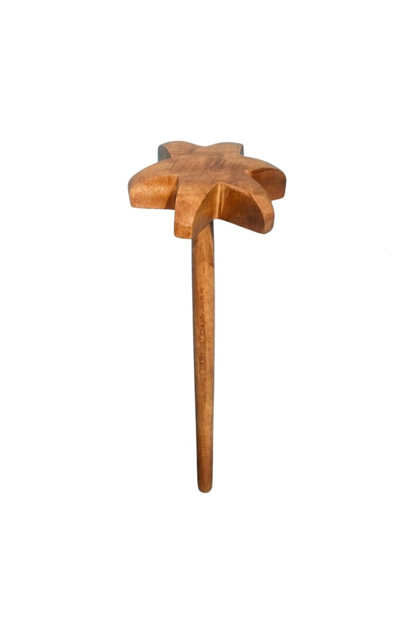 Wooden Dal Ghotni Traditional Hand Masher | Wooden Dal Mathani for Kitchen | Handmade Dal Whisker for Mixing Dal, Kadhi & Curry | Wooden Kitchen Tool