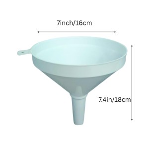 Plastic Funnel Set of 2 | Wide Mouth Multipurpose Liquid Transfer Funnel | Food Grade Durable Funnel for Kitchen, Oil, Water, Juice, Bottles| Easy Pour No-Spill Design Plastic Funnel Set of 2 | Wide Mouth Multipurpose Liquid Transfer Funnel | Food Grade Durable Funnel for Kitchen, Oil, Water, Juice, Bottles| Easy Pour No-Spill Design