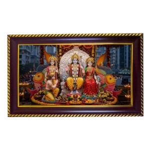 Lord Ram Sita Photo Frame 12x8 Inch | Glossy Maroon Polystyrene Frame | Divine Wall & Table Decor | Temple Decoration & Gift Item (Pack Of 1) (F20130) Lord Ram Sita Photo Frame 12x8 Inch | Glossy Maroon Polystyrene Frame | Divine Wall & Table Decor | Temple Decoration & Gift Item (Pack Of 1) (F20130)