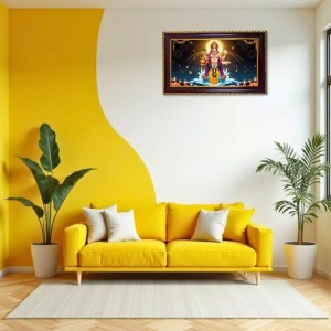 Lord Vishnu Photo Frame 12x8 Inch | Glossy Maroon Polystyrene Frame | Divine Wall & Table Decor | Temple Decoration & Gift Item (Pack Of 1) (F20335) Lord Vishnu Photo Frame 12x8 Inch | Glossy Maroon Polystyrene Frame | Divine Wall & Table Decor | Temple Decoration & Gift Item (Pack Of 1) (F20335)