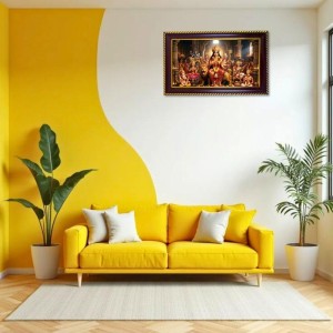 Mata Durga Photo Frame 12x8 Inch | Glossy Maroon Polystyrene Frame | Divine Wall & Table Decor | Temple Decoration & Gift Item (Pack Of 1) (F20267) Mata Durga Photo Frame 12x8 Inch | Glossy Maroon Polystyrene Frame | Divine Wall & Table Decor | Temple Decoration & Gift Item (Pack Of 1) (F20267)