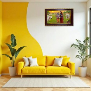 Lord Radha Krishna Photo Frame 14x10 Inch | Glossy Maroon Polystyrene Frame | Divine Wall & Table Decor | Temple Decoration & Gift Item (Pack Of 1) (F20671) Lord Radha Krishna Photo Frame 14x10 Inch | Glossy Maroon Polystyrene Frame | Divine Wall & Table Decor | Temple Decoration & Gift Item (Pack Of 1) (F20671)