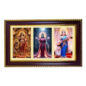 Tridevi Photo Frame 10x6 Inch | Glossy Maroon Polystyrene Frame | Divine Wall & Table Decor | Temple Decoration & Gift Item (Pack Of 1) (F21282) Tridevi Photo Frame 10x6 Inch | Glossy Maroon Polystyrene Frame | Divine Wall & Table Decor | Temple Decoration & Gift Item (Pack Of 1) (F21282)