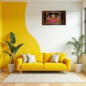 Lakshmi -Gannesha-Sarswati Photo Frame 10x6 Inch | Glossy Maroon Polystyrene Frame | Divine Wall & Table Decor | Temple Decoration & Gift Item (Pack Of 1) (F20075) Lakshmi -Gannesha-Sarswati Photo Frame 10x6 Inch | Glossy Maroon Polystyrene Frame | Divine Wall & Table Decor | Temple Decoration & Gift Item (Pack Of 1) (F20075)