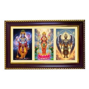 Vishnu-Laxmi-Garuda Photo Frame 8x4 Inch | Glossy Maroon Polystyrene Frame | Divine Wall & Table Decor | Temple Decoration & Gift Item (Pack Of 1) (F20925) Vishnu-Laxmi-Garuda Photo Frame 8x4 Inch | Glossy Maroon Polystyrene Frame | Divine Wall & Table Decor | Temple Decoration & Gift Item (Pack Of 1) (F20925)