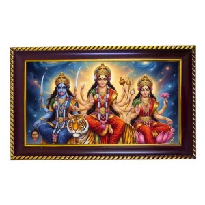 Tridevi Photo Frame 12x8 Inch | Glossy Maroon Polystyrene Frame | Divine Wall & Table Decor | Temple Decoration & Gift Item (Pack Of 1) (F20266) Tridevi Photo Frame 12x8 Inch | Glossy Maroon Polystyrene Frame | Divine Wall & Table Decor | Temple Decoration & Gift Item (Pack Of 1) (F20266)