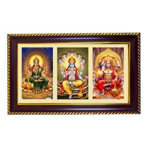 Lakshmi-Vishnu-Hanuman Photo Frame 8x4 Inch | Glossy Maroon Polystyrene Frame | Divine Wall & Table Decor | Temple Decoration & Gift Item (Pack Of 1) (F20732) Lakshmi-Vishnu-Hanuman Photo Frame 8x4 Inch | Glossy Maroon Polystyrene Frame | Divine Wall & Table Decor | Temple Decoration & Gift Item (Pack Of 1) (F20732)
