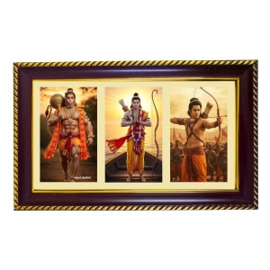Hanuman-Ram-Arjuna Photo Frame 12x8 Inch | Glossy Maroon Polystyrene Frame | Divine Wall & Table Decor | Temple Decoration & Gift Item (Pack Of 1) (F21111) Hanuman-Ram-Arjuna Photo Frame 12x8 Inch | Glossy Maroon Polystyrene Frame | Divine Wall & Table Decor | Temple Decoration & Gift Item (Pack Of 1) (F21111)