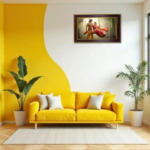 Radha Krishna Photo Frame 8x4 Inch | Glossy Maroon Polystyrene Frame | Divine Wall & Table Decor | Temple Decoration & Gift Item (Pack Of 1) (F20329) Radha Krishna Photo Frame 8x4 Inch | Glossy Maroon Polystyrene Frame | Divine Wall & Table Decor | Temple Decoration & Gift Item (Pack Of 1) (F20329)