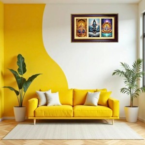 Aayppa-Shiva-Vishnu Photo Frame 14x10 Inch | Glossy Maroon Polystyrene Frame | Divine Wall & Table Decor | Temple Decoration & Gift Item (Pack Of 1) (F21479) Aayppa-Shiva-Vishnu Photo Frame 14x10 Inch | Glossy Maroon Polystyrene Frame | Divine Wall & Table Decor | Temple Decoration & Gift Item (Pack Of 1) (F21479)