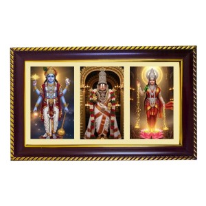 Vishnu-Vittal-Lakshmi Photo Frame 14x10 Inch | Glossy Maroon Polystyrene Frame | Divine Wall & Table Decor | Temple Decoration & Gift Item (Pack Of 1) (F21400) Vishnu-Vittal-Lakshmi Photo Frame 14x10 Inch | Glossy Maroon Polystyrene Frame | Divine Wall & Table Decor | Temple Decoration & Gift Item (Pack Of 1) (F21400)