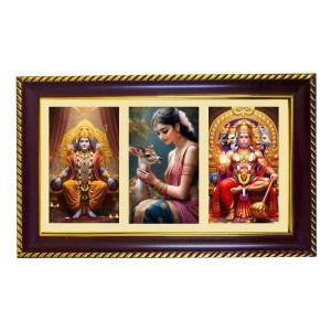 Ram-Sita-Hanuman Photo Frame 14x10 Inch | Glossy Maroon Polystyrene Frame | Divine Wall & Table Decor | Temple Decoration & Gift Item (Pack Of 1) (F20907) Ram-Sita-Hanuman Photo Frame 14x10 Inch | Glossy Maroon Polystyrene Frame | Divine Wall & Table Decor | Temple Decoration & Gift Item (Pack Of 1) (F20907)