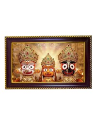 Lord Khatusham Photo Frame 10x6 Inch | Glossy Maroon Polystyrene Frame | Divine Wall & Table Decor | Temple Decoration & Gift Item (Pack Of 1) (F20167)