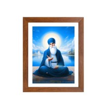 Guru Nanak Dev Ji Colored Photo | Divine Sikh Wall Art| High-Quality Print | Perfect for Home or Office DÃ©cor | Devotional art