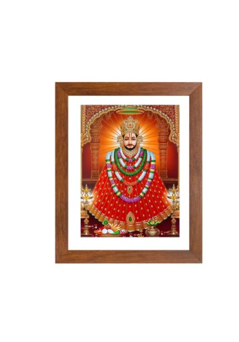 Colored Image of Khatu Shyam Baba | Divine Shyam Baba Wall Art | Spiritual Decor for Home & Temple | High-Quality Print | Ideal for puja room