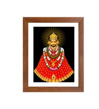 Colored Image of Khatu Shyam Baba | Divine Shyam Baba Wall Art | Spiritual Decor for Home & Temple | High-Quality Print | Ideal for puja room