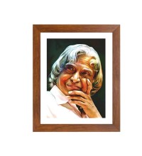 Inspirational Dr. A.P.J. Abdul Kalam Colored Photo |High-Quality Print of India's Beloved Scientist and President | Motivational Wall Art for Home, Office, or Classroom |Perfect Gift for Aspiring Minds